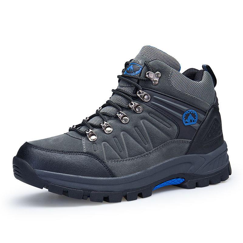 Autumn and Winter Outdoor Hiking Shoes Sports Waterproof High-top Hiking Shoes Extra Large Size 47 Men's Shoes