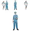 Unisex Kostium Pielęgniarki Z Plamami Krwi na Halloween Cosplay Na Straszne Imprezy