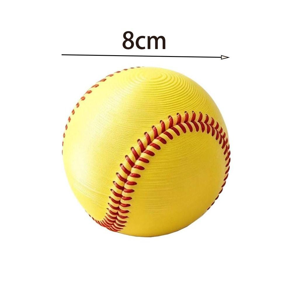 Silicone Softball Lamp Gift 3D Bedside Lamp Sport Theme Softball Night Light  Kids Room
