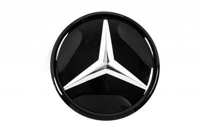 Front Emblem Under Glass, Black Trim A0008881000 for Mercedes E-class W213