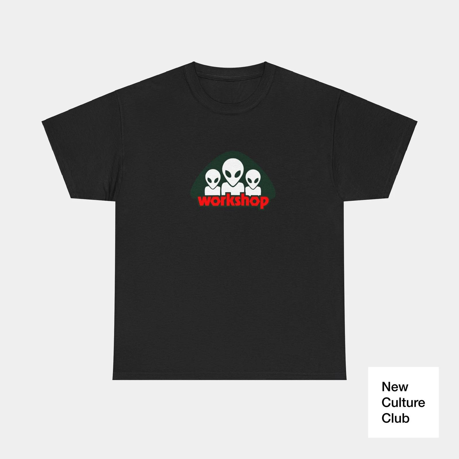 

Alien Workshop 3 Aliens Black Retro Skateboarding T Shirt Design 2XL