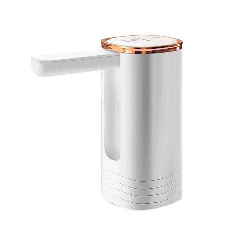 A84E-Bottled Water Pump Automatic USB Rechargeable Water Bottled Pump Bottled Water Pump White Folding Intelligent Quantita белый