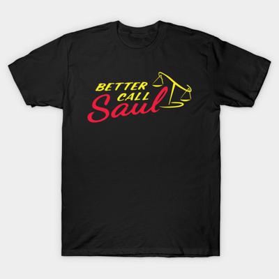 Asian Size Cotton Unisex Tshirt Print T-shirt Better Call Saul Classic Logo! T-shirt No-Cut Print Regular Fit