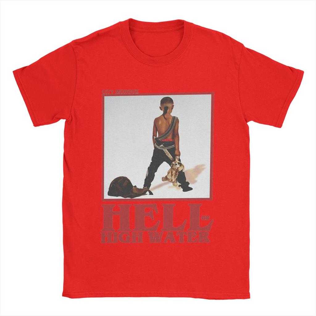 Casual City Morgue T-Shirt for Men Round Collar Cotton T Shirts Short Sleeve Tee Shirt Printing Clothes