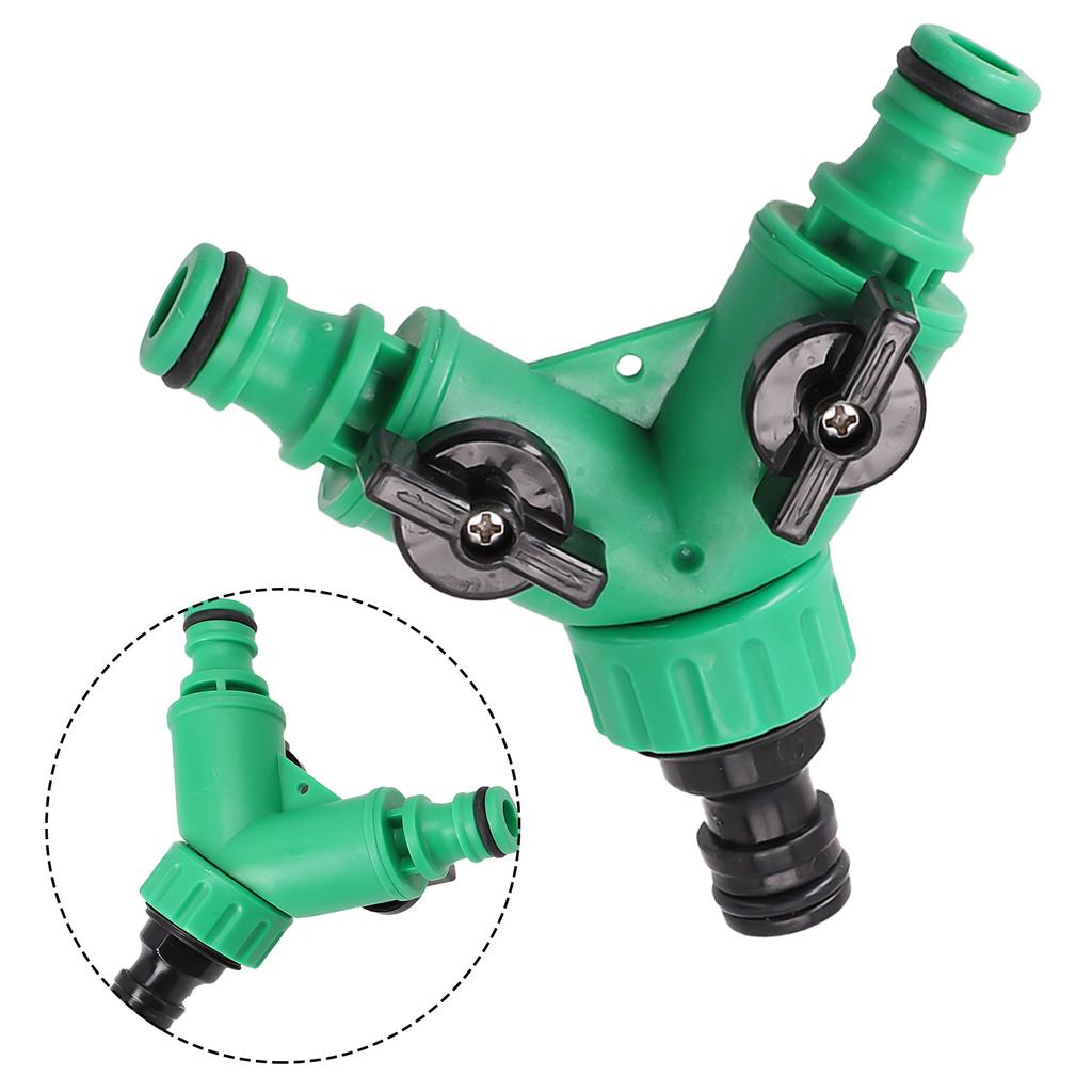 Connector Water Quick Water Quick Connector Balcony Irrigation 2 Valves Accessory Y Shape Elements Garden Hose