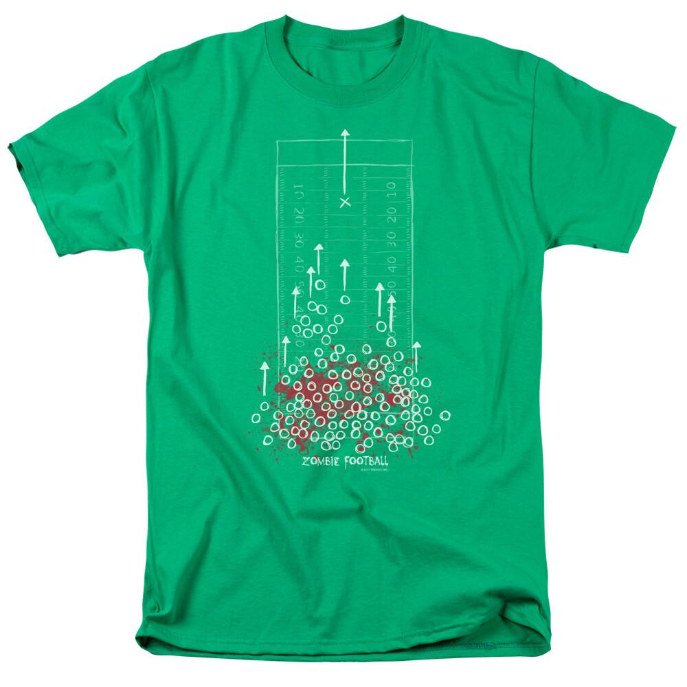 Zombies Zombie Football T-Shirt to 4X S