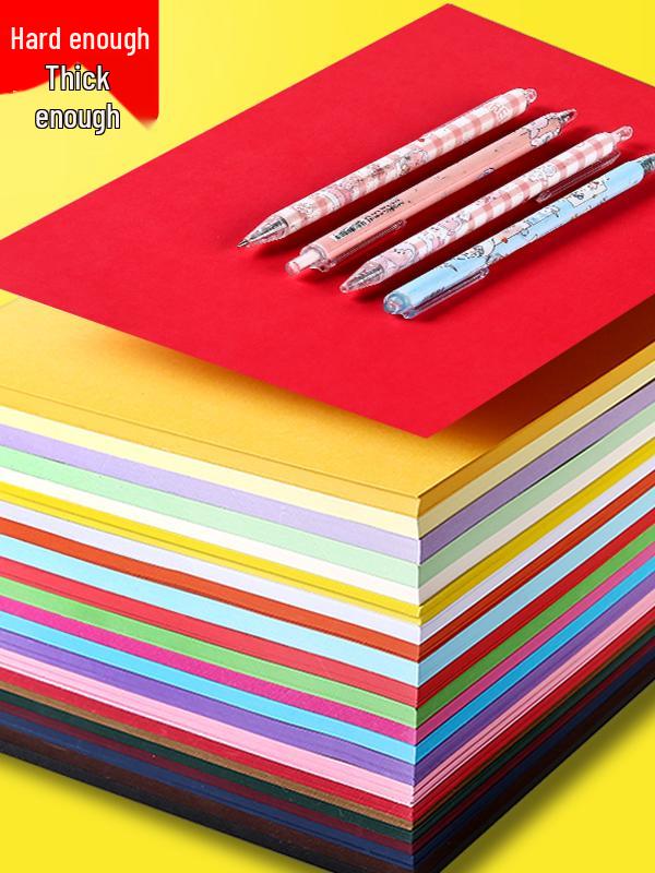 A4 Black & White Thickened Cardstock for Student & Kinder Crafts, 8K/4K/A3 Drawing Paper