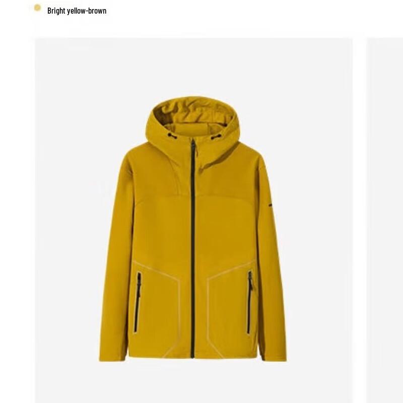 ANTA Men's Champion Outdoor Fleece Windproof Hooded Jacket