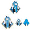 Kunon The Sorcerer Can See Jenie Koes Cosplay Costume With Polyester Fabric For Halloween Anime Fans