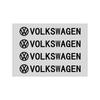 4 ks Samolepky na kliky dveří auta Samolepky na pneumatiky a zpětná zrcátka Pro Volkswagen Golf-5 6 7 MK6 Jetta Lavida Polo Tiguan Passat B5 B6 B7