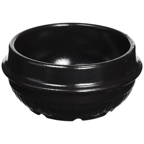 

Heat-resistant ceramic jjigae pot, 15.5cm, No. 4, Tteukbaegi, black finish