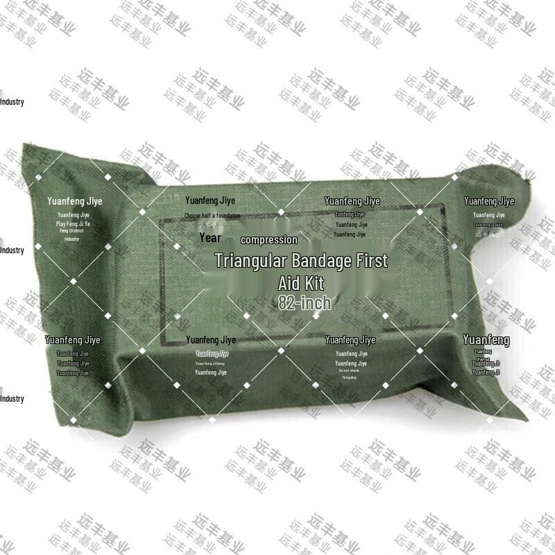 First Aid Training Compressed Triangular Bandage
