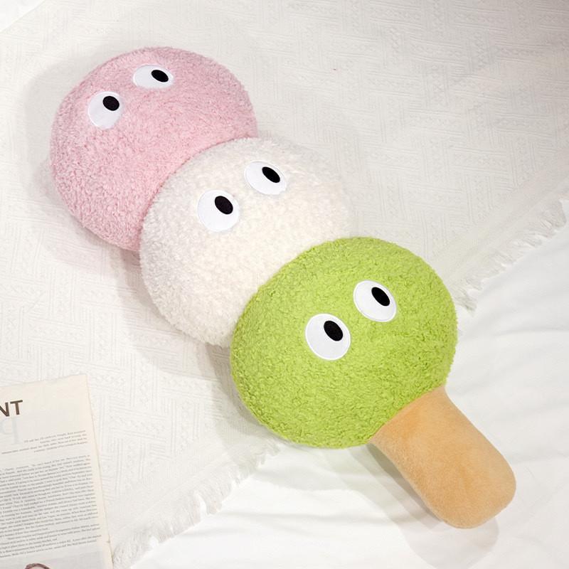 Cat Animal Pillow Cartoon Plush Toy Tricolor Ball Bingtanghulu Cushion Sofa