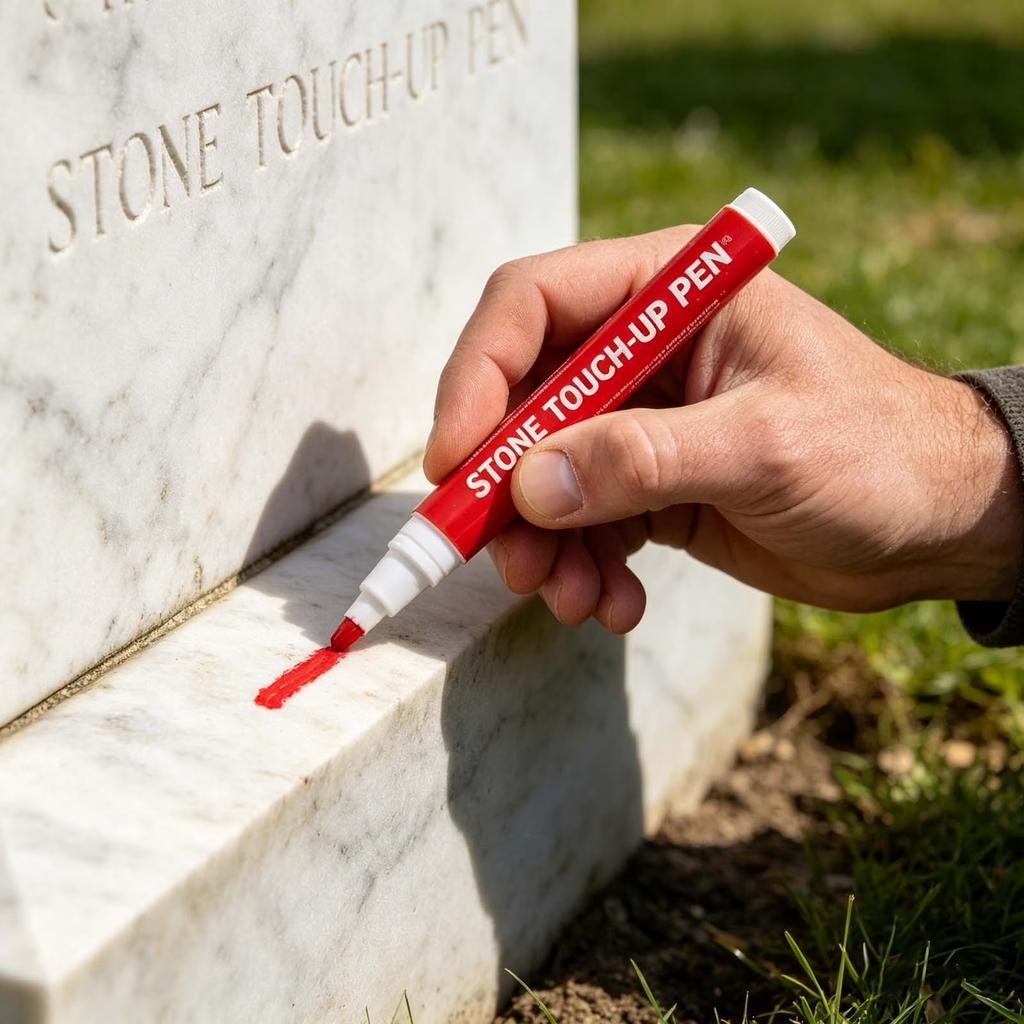 Steen Bijwerk Verf Pen 15ml Fijne Punt Stift voor Graniet Marmer Kwarts Aanrechtblad Tegel Reparatie en Detailering Oppervlak Herstel