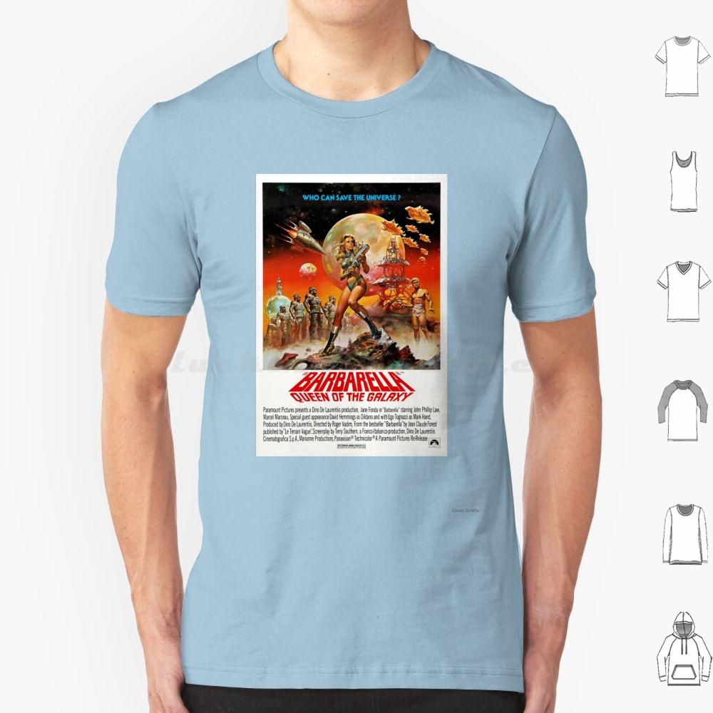 Barbarella  Queen Of The Galaxy T Shirt Men Women Kids 6xl Barbarella Camp Sci Fi Retro Cinema Movie Film Classic Colourful