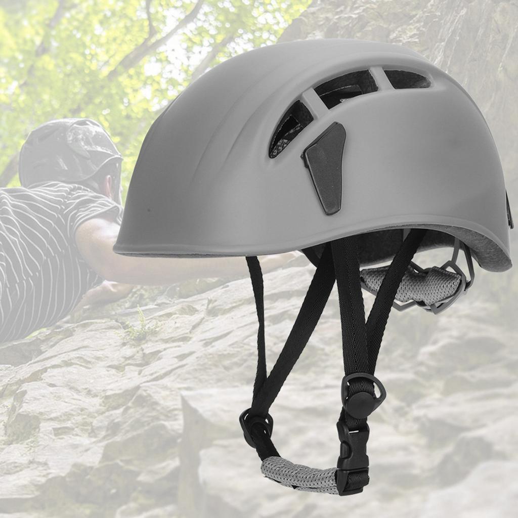 Outdoor Sport Sicherheits-Kopfschutzhelm für Bergsteigen Klettern Rollschuhlaufen(Orange)