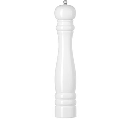 Wooden Salt Mill, White, Diameter 60 X 315 Mm - Hendi 469590