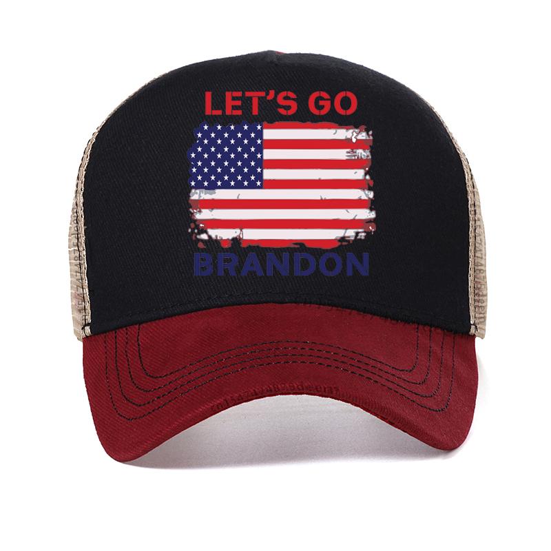 America Let’s Go Brandon Funny Unisex Women Baseball Cap Unisex Casual Adjustable Summer Mesh Breathable Hats