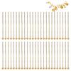 50pcs Ball Head Pins Jewelry Pendant DIY Craft Bead Making Parts Accessory SuppliesGold 30mm   1.18in