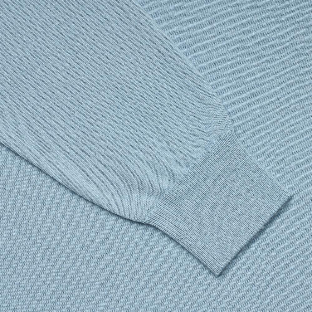 VERNO [Casual] Mock-Neck Knit Sky Blue
