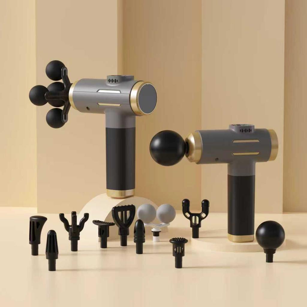 99 Level 11 IN 1 Electric Body Massager Powerful Relaxation Gun High‑Frequency Vibration Body Care Device Arms Leg Tissue Massag