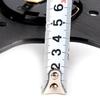 350mm/14in for MOMO Prototipo Style 6‑Bolt Black Leather Racing Steering Wheel Gray Stitching with Horn Button