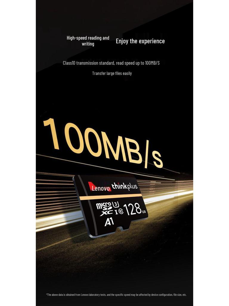 Lenovo Thinkplus 64GB C10 High-Speed Memory Card for Car Recorders, Phones, and Cameras