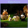 Enchanting Halloween Resin Rabbit Decorations Cute Miniature Figures For Succulent Displays