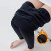 Women's Thick Thermal Leggings High Stretch Warm Fleece Lined Ankle Pants Winter Base Layer Skinny Leggings for Daily Wear