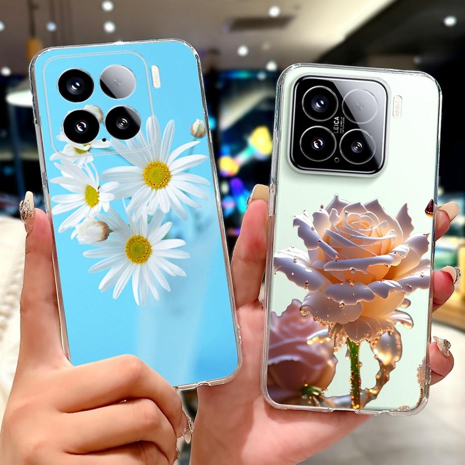 For Xiaomi Mi 15 Pro 5G Case New Luxury Painted Cover Soft Silicone Phone Case For Xiaomi 15 Pro Mi15 5G Back Cover Fundas Coque