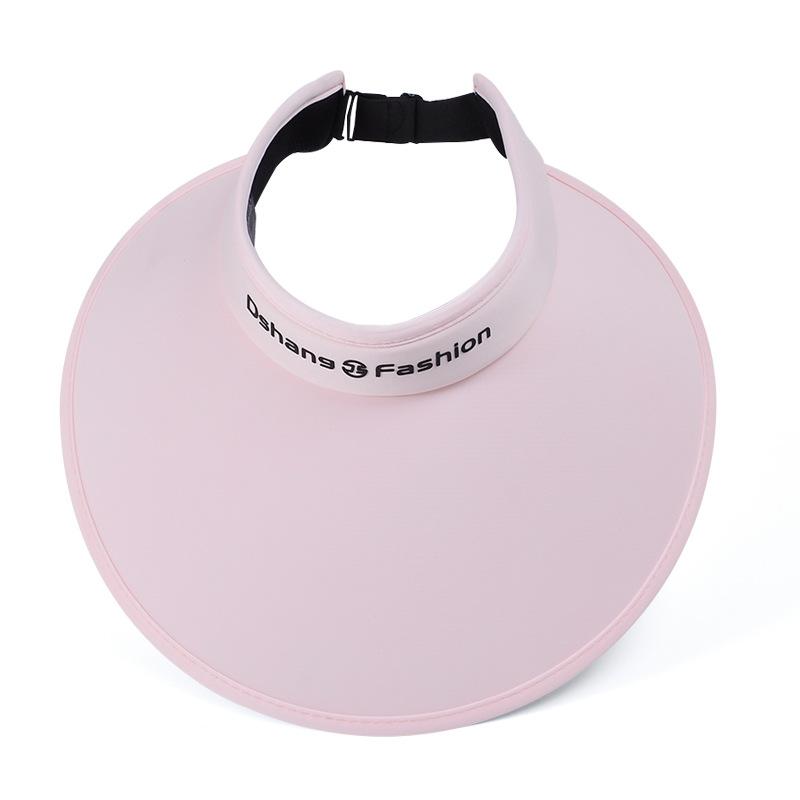 8465 Sommer-Schirmmütze mit Ventilator für Damen, Outdoor-Sonnenschutz, leere Oberseite, vielseitiger Mode-Sonnenschutz