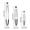 7/9/12inch Household Multi-functional Stainless Steel Food Tongs with Handles, Kitchen Bread Tongs, Barbecue and Steak Tongs