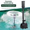 Sensen Submersible Pond Water Pump for Garden Fountains with Multiple Nozzles, Free Shipping