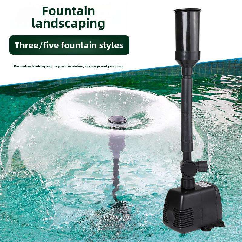 Sensen Submersible Pond Water Pump for Garden Fountains with Multiple Nozzles, Free Shipping