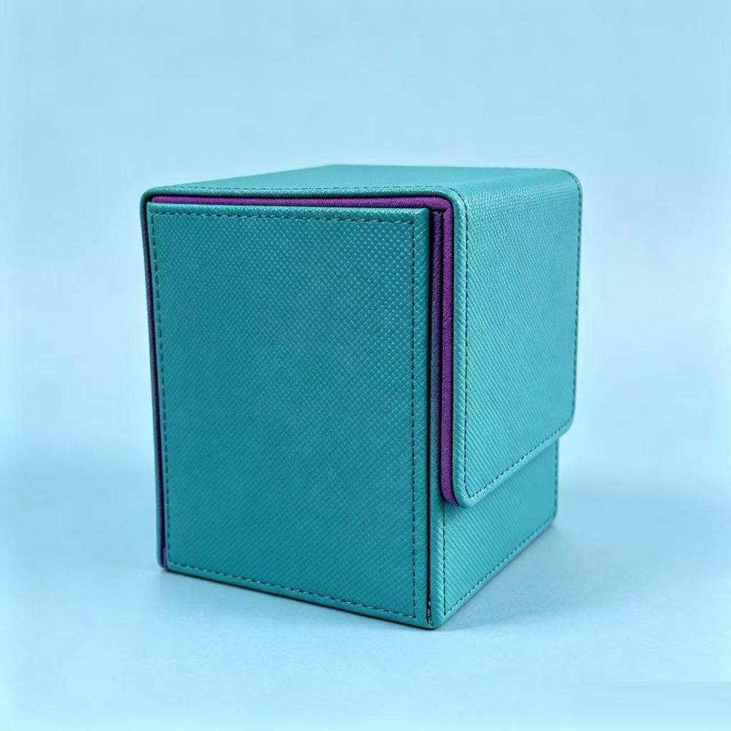 PU Leather Magnetic Card Storage Box - Red Hot Recommendation for Cards
