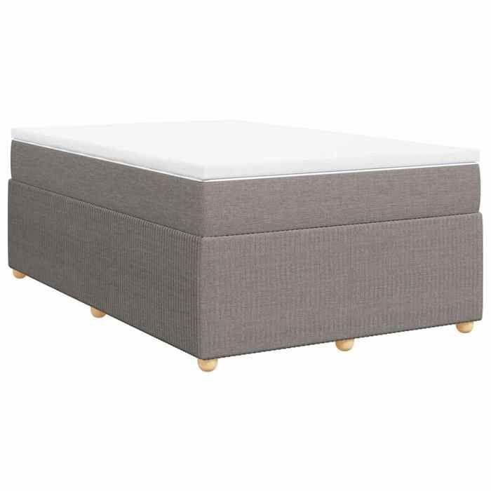 Cadre de lit avec matelas - Maison Exclusive - 120x190 cm - Housse amovible - Tissu polyester