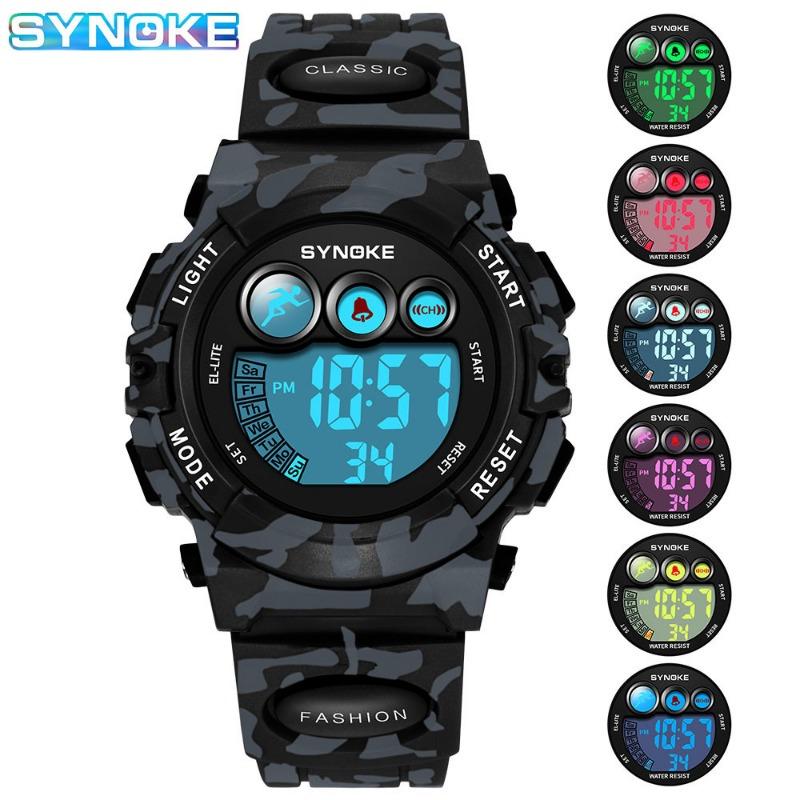 Top Brand New Student Electronic Watch Waterproof Colorful Luminous Watch Sports Fashion Student Watch