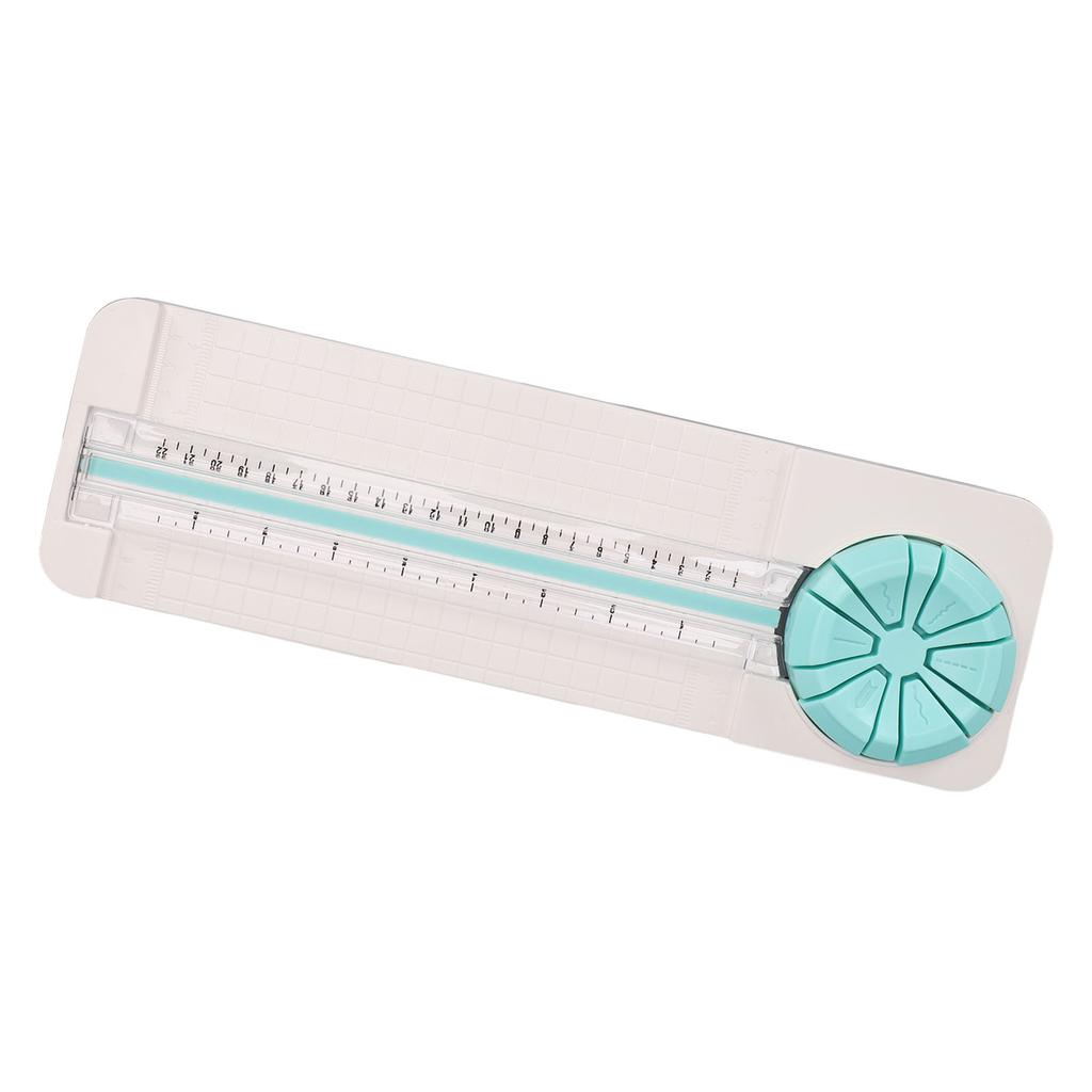 6 in 1 Paper Trimmer Craft Paper Cutter Scrapbooking Tool with Straight Dotted Curved Scoring Wavy Styles for Coupons