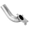 57mm Turbo Exhaust Downpipe Dump Pipe with Gasket 5 Bolt Flange Stainless Steel Turbo Dump Pipe Replacement for T3 T4
