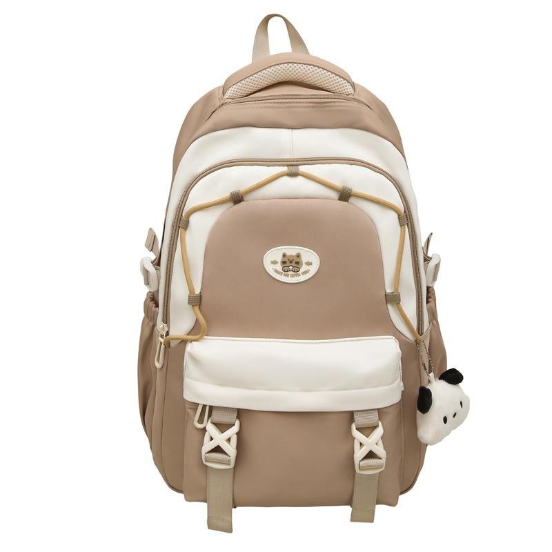 Cute Color Matching Schoolbag Women's Japanese Large-capacity Backpack Sweet Girl Primary and Secondary School Students Backpack Girls High Value