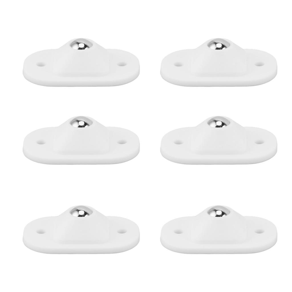 12PCS Self Adhesive Caster Wheels Mini Swivel Wheels Stainless Steel Paste Universal Wheel 360