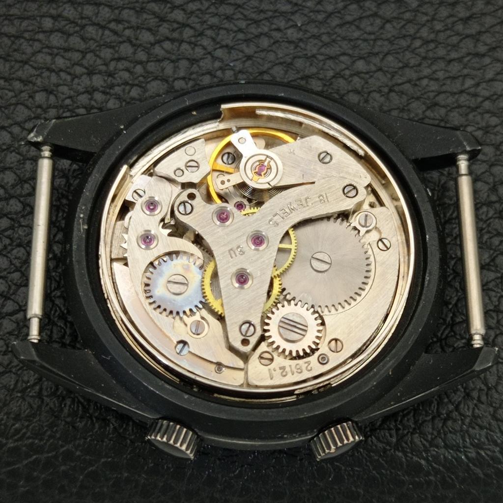 HAND-WINDING VINTAGE LEGEND SWISS MENS REFURBISHED ALARM WATCH a707534-1