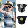Chapeau d'enfant de police Chapeau de cosplay de policier Chapeau de capitaine Chapeau d'officier Accessoires Casquette pour spectacles de scène Fête