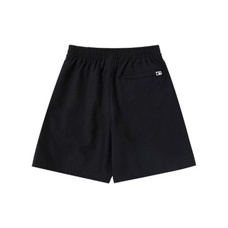 MLB New York Yankees Solid Logo Sports Casual Shorts Unisex shorts Black 3ASMB0233-50BKS