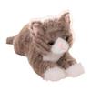 Cat Plush Toy Realistic Brown Tiger Black Cat Body Pillow (Kijitora (Light Gray))