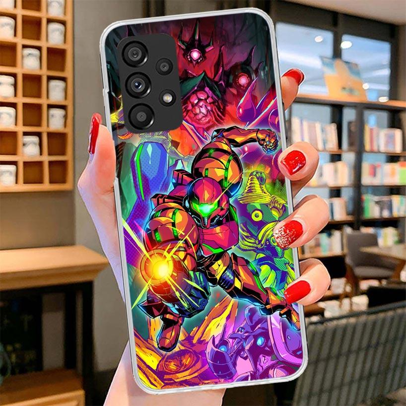 

Game M-Metroids Phone Case For Samsung Galaxy A12 A22 A32 A52 A72 A02S Phone Case Note 20 Ultra 10 S10 Plus A51 A71 A50S A20S A1 Samsung A32 4G