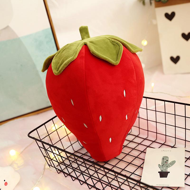 

4Style 25 см Милая фруктовая детская подушка с набивкой из клубники, плюшевые подушки, супер мягкие подушки для девочек, подушка для сиденья для детей, игрушки