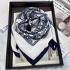 Lightweight Neck Scarf with Magnetic Buckle and Printed Triangular Design