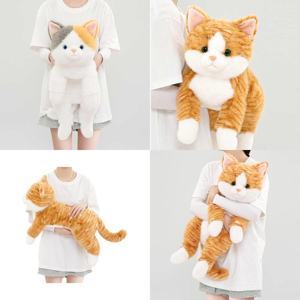 Cute Realistic Cat Plush Toy With Soft Pp Cotton For Kids Birthday Gift