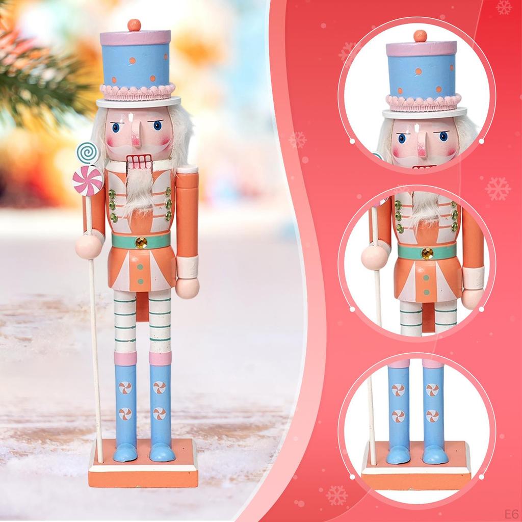 14.96inch King Nutcracker Christmas Decoration Tabletop Figurine, Doll Figure Ornament